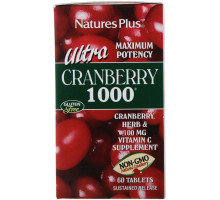 Nature's Plus, Ультра Клюква 1000, 60 таблеток