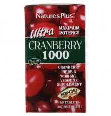 Nature's Plus, Ультра Клюква 1000, 60 таблеток