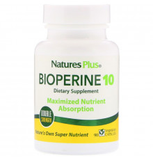 Nature's Plus, Биоперин 10, 90 вегетарианских капсул
