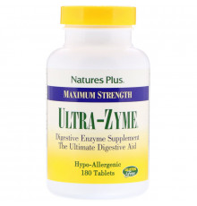 Nature's Plus, Максимальная сила Ultra-Zyme, 180 таблеток