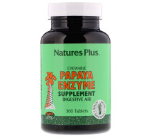Nature's Plus, Жевательная добавка с ферментами папайи, 360 таблеток
