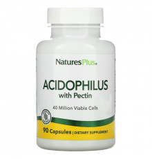 Nature's Plus, Лактобактерии Ацидофилус, 90 Капсул