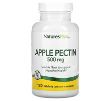Nature's Plus, Яблочный пектин, 500 мг, 180 таблеток
