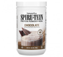 Для похудения и контроля веса NaturesPlus, Протеиновый порошок Spiru-tein, шоколадный, 476 г (1,05 фунта)