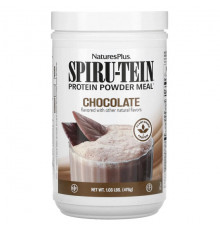 Для похудения и контроля веса NaturesPlus, Протеиновый порошок Spiru-tein, шоколадный, 476 г (1,05 фунта)