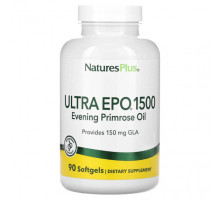 Женское здоровье NaturesPlus, Ultra EPO 1500, масло примулы вечерней, 90 мягких таблеток
