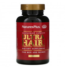 Nature's Plus, Пищевая добавка «Ультра волосы», для мужчин и женщин, 90 таблеток