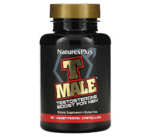 NaturesPlus, T Male, Testosterone Boost For Men, 60 Vegetarian Capsules
