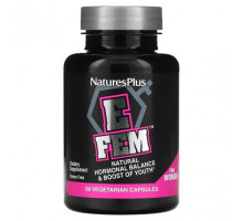 Регуляция гормонального фона E Fem for Women, Natural Hormonal Balance & Boost of Youth, 60 Vegetarian Capsules