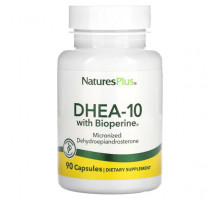Мужское здоровье DHEA-10 With Bioperine, 90 Capsules