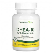 Мужское здоровье DHEA-10 With Bioperine, 90 Capsules