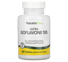 Nature's Plus, Ультра изофлавон 100, 60 вегетарианских капсул