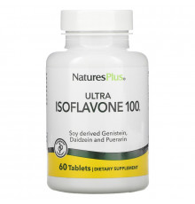 Nature's Plus, Ультра изофлавон 100, 60 вегетарианских капсул