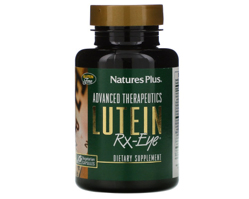Nature's Plus, Advanced Therapeutics, Лютеин для Зрения, 60 растительных капсул Nature's Plus, Advanced Therapeutics, Лютеин для Зрения, 60 растительных капсул