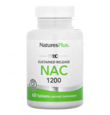 Антиоксиданты NaturesPlus, Pro NAC 1200, с замедленным высвобождением, 60 таблеток
