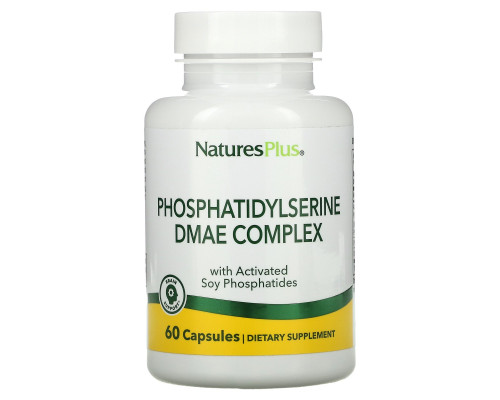 Nature's Plus, Phosphatidylserine DMAE Complex, 60 Vegetarian Capsules