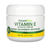 Nature's Plus, Крем с витамином E, 30,000 МЕ, 2,2 унции (63 г)