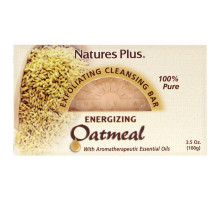 Nature's Plus, Очищающий пилинг бар из овсянки 3.5 унций. (100 г)