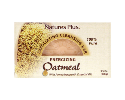 Nature's Plus, Очищающий пилинг бар из овсянки 3.5 унций. (100 г) Nature's Plus, Очищающий пилинг бар из овсянки 3.5 унций. (100 г)