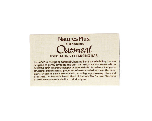 Nature's Plus, Очищающий пилинг бар из овсянки 3.5 унций. (100 г) Nature's Plus, Очищающий пилинг бар из овсянки 3.5 унций. (100 г)