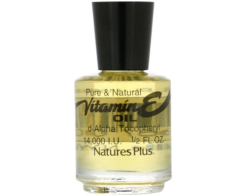 Nature's Plus, Масло с витамином Е, 14,000 IU, 1/2 жидких унций