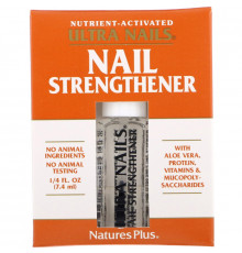 Nature's Plus, Ultra Nails, средство для укрепления ногтей, 1/4 жидкой унции (7,4 мл)