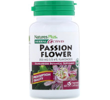 Nature's Plus, Растительная активность, пассифлора, 250 мг, 60 вегетарианских капсул