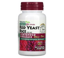 NaturesPlus, Herbal Actives, Red Yeast Rice, 300 mg, 60 Mini-Tablets