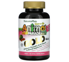 Nature's Plus, Source of Life, Animal Parade Gold, Children's Chewable Multi-Vitamin & Mineral, Watermelon, 120 Animal-Shaped Tablets
