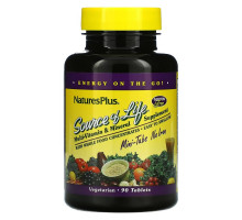 NaturesPlus, Source Of Life, Multi-Vitamin & Mineral Supplement, No Iron, 90 Mini-Tablets