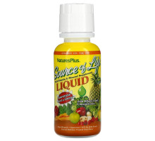 NaturesPlus, Source Of Life, Multi-Vitamin & Mineral Supplement Liquid, Tropical Fruit, 8 fl oz (236.56 ml)