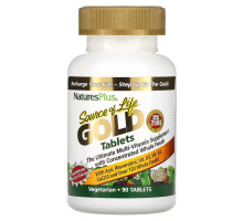 NaturesPlus, Source of Life Gold, The Ultimate Multi-Vitamin Supplement, 90 Tablets