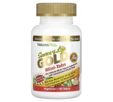 NaturesPlus, Source of Life, Gold, Mini-Tabs, The Ultimate Multi-Vitamin Supplement with Concentrated Whole Foods, 180 Tablets