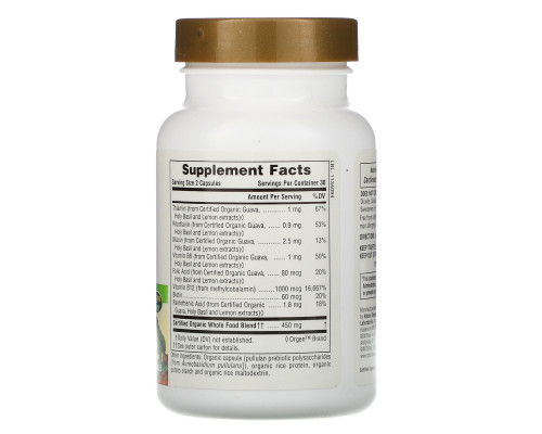 Nature's Plus, Источник жизни Сад, Органический витамин B12, 60 вегетарианских капсул