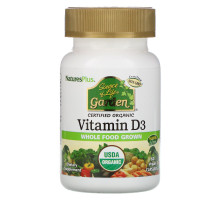 Nature's Plus, Nature's Plus, Source of Life, Garden, витамин D3, 60 вегетарианских капсул