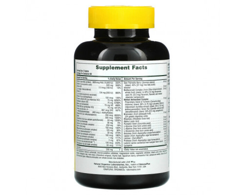 Мужское здоровье Source of Life Men, Multivitamin & Mineral Supplement with Concentrated Whole Foods, Iron-Free, 120 Tablets Мужское здоровье Source of Life Men, Multivitamin & Mineral Supplement with Concentrated Whole Foods, Iron-Free, 120 Tablets