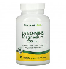 Nature's Plus, Dyno-Mins, Магний, 250 мг, 90 кислотоустойчивых таблеток