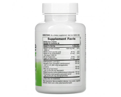 Растительные экстракты и настойки Immune Support, 60 Tablets Растительные экстракты и настойки Immune Support, 60 Tablets