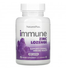 NaturesPlus, Immune Zinc, Berry, 60 Lozenges