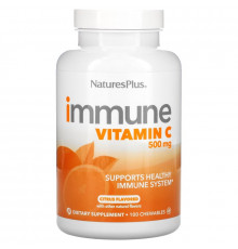 NaturesPlus, Immune Vitamin C, Citrus, 500 mg, 100 Chewables