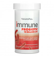 NaturesPlus, Immune Probiotic, 10 Billion CFU, 30 Capsules