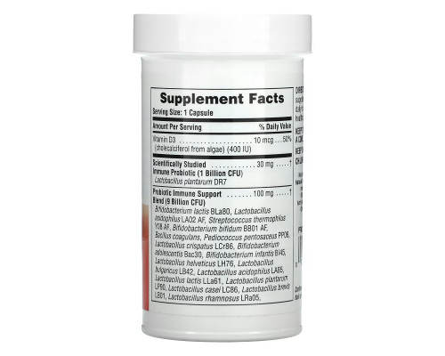 NaturesPlus, Immune Probiotic, 10 Billion CFU, 30 Capsules NaturesPlus, Immune Probiotic, 10 Billion CFU, 30 Capsules