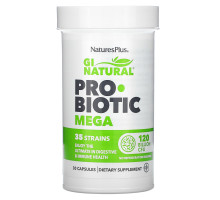 Nature's Plus, GI Natural Probiotic Mega, 120 Billion CFU, 30 Capsules