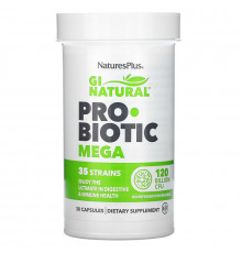 Nature's Plus, GI Natural Probiotic Mega, 120 Billion CFU, 30 Capsules