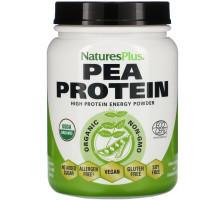 Nature's Plus, Белковый Порошок Органический Горох, 1,10 фунта (500 г)