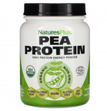 Nature's Plus, Белковый Порошок Органический Горох, 1,10 фунта (500 г)