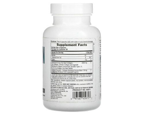 Nature's Plus, Collagen Peptides, 120 Capsules Nature's Plus, Collagen Peptides, 120 Capsules