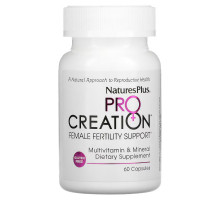 NaturesPlus, ProCreation, Female Fertility Support, 60 Capsules