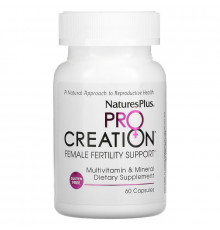 NaturesPlus, ProCreation, Female Fertility Support, 60 Capsules