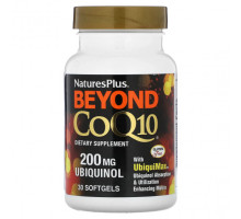 Коэнзим Q10 NaturesPlus, Beyond CoQ10, 200 мг, 30 мягких таблеток